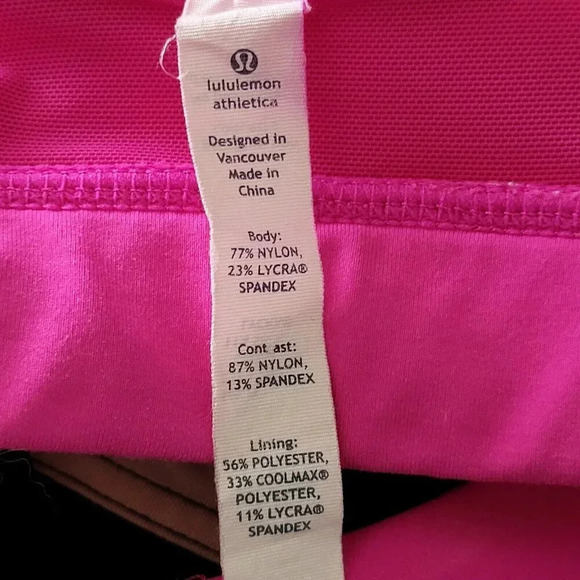 Lululemon Cross My Heart Bra Paris Pink Women’s Size 4 - Picture 6 of 6